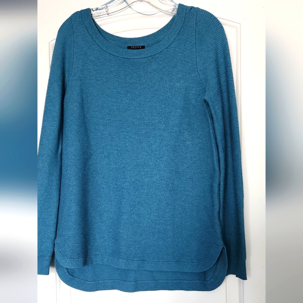 Cyrus Teal Knit Top